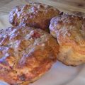 Muffins aux fruits rouges et au son 