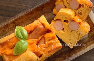 Hot dog cake