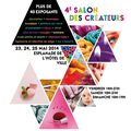 Salon des créateurs à Puteaux du 23 au 25 mai esplanade de l'Hôtel de Ville. 