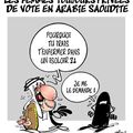 Les femmes toujours privées de vote en Arabie Saoudite - par Dilem - 29/03/11