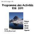 Nouveau Programme Eté 2011