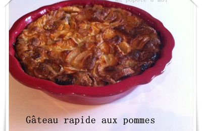 Gâteau rapide aux pommes