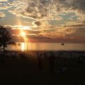 superbe coucher de soleil sur Cable Beach