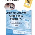 Café-rencontre des Familles soirée du vendredi 26 juin 2015