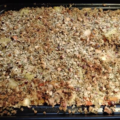 Crumble aux légumes oubliés 