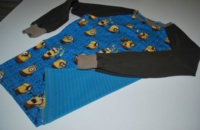 Un 2ème t shirt minions Patrons ottobre : le 34