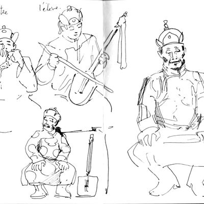 Pages de carnet : des musiciens et du rural en avril. 