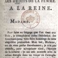 Les droits de la femme Olympe de Gouges