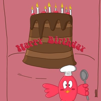 Dessin pour un anniversaire 