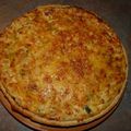 Tarte aux poireaux et comté