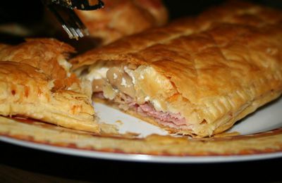 Friand jambon-fromage-champignons