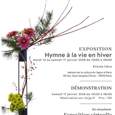 Un soupçon d'IKEBANA pour commencer l'année nouvelle 