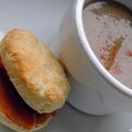 Crème de lentilles au piment d'Espelette et son petit plus!