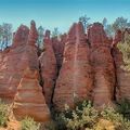 Les ocres de Roussillon dans le Vaucluse