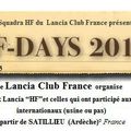 HF DAYS 2013 24-25-26 mai Lancia club France 