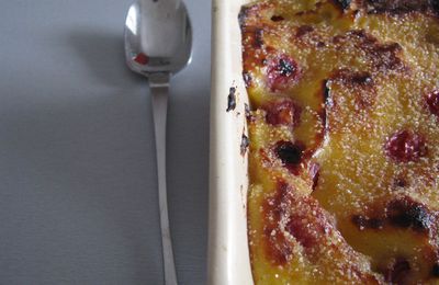 Gratin de Bigarreaux à la vanille