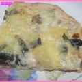 PIZZA BLETTES POMMES DE TERRE-CHAMPIGNONS