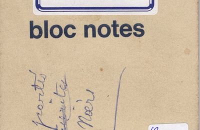 Les dépenses de ma mère Suzanne Lesquoy: carnet n°68 du 27 mars au 1er septembre 1969
