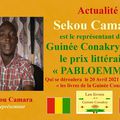 Sekou Camara est le représentant du prix pabloemma pour la république de guinée Conakry