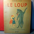 Un conte du Chat Perché de Marcel Aymé "Le Loup" de 1941, illustré par Nathalie Parain aux éditions NRF ! Superbe...