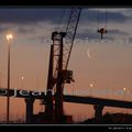 Petit matin au pont de Cheviré, le 5 mars 2008