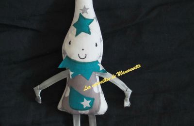 Lutin et vide-poche pour un trousseau naissance