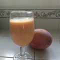 Milk-shake à la mangue et au kaki