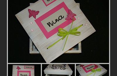 Boite de rangement pour cd "Nina"