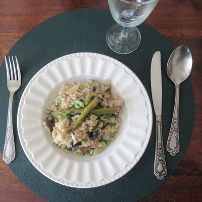 Risotto aux petits pois 