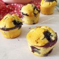 Mini muffins myrtilles et citron vert 