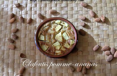 clafoutis pomme-ananas sans gluten