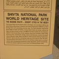 Shivta,site nabatéen dans le désert du négev