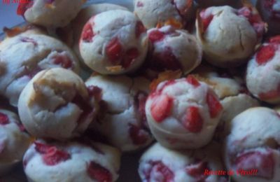 Muffins Fraises-Ricotta et Compagnie...