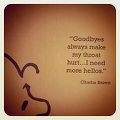 There are many ways to say good bye...
