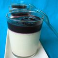 Panna-Cotta au chocolat blanc et coulis de mûres sauvages