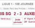 Match Auxerre / PSG 