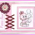 carte ' Petite fleur'
