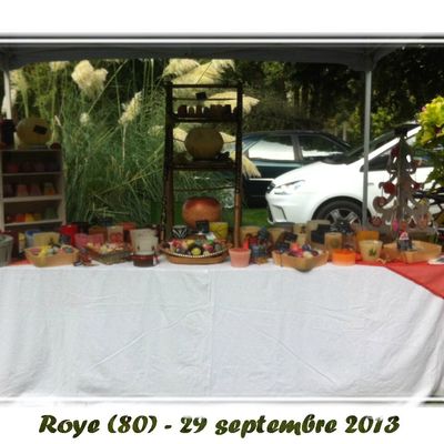 Marché Artisanal à Roye (80) le 29 septembre 2013