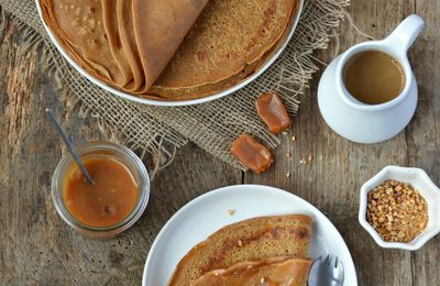 Crêpes au caramel #vegan