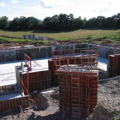 La 1ère pierre ! fin août 2007