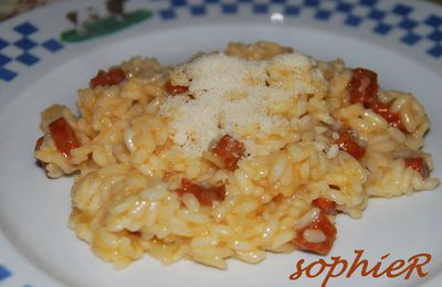 Risotto au chorizo