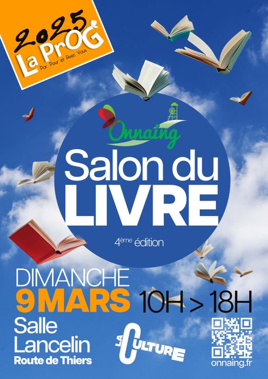 Salon du Livre d'Onnaing le 09 mars 2025