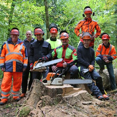 FORMATION BÛCHERONNAGE 1er CHASSEUR DE THIERVILLE SUR MEUSE. Du 6 au 8 octobre 2025.