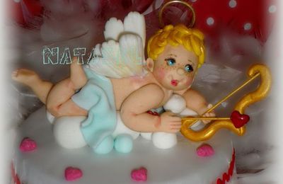 Cupidon en pâte à sucre