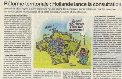 REFORME TERRITORIALE: C'EST QUOI UNE REGION ? Mystère...