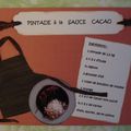 Scrap recettes : pintade au chocolat