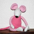 doudou Une Souris rose