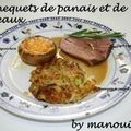 Pannequets de panais et poireaux