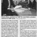 Article du Progrès - UMP LYCEES AIN 