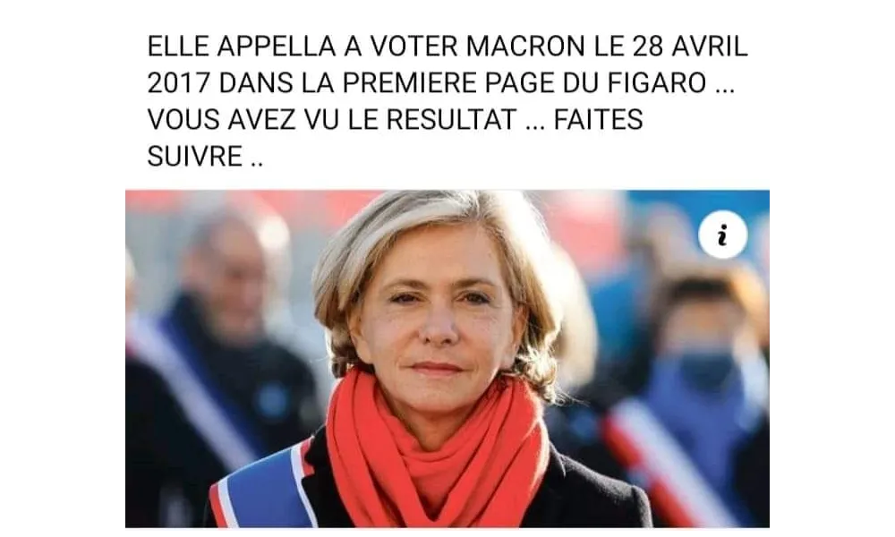 Pécresse : la macronie en jupons !